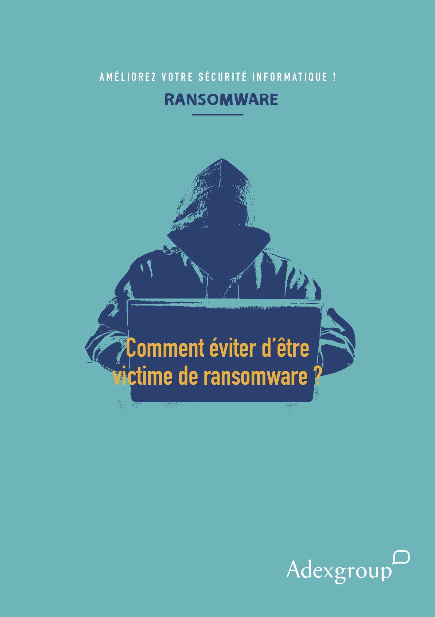 Affiche sur le ransomware